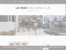 Tablet Screenshot of lemaxclub.com